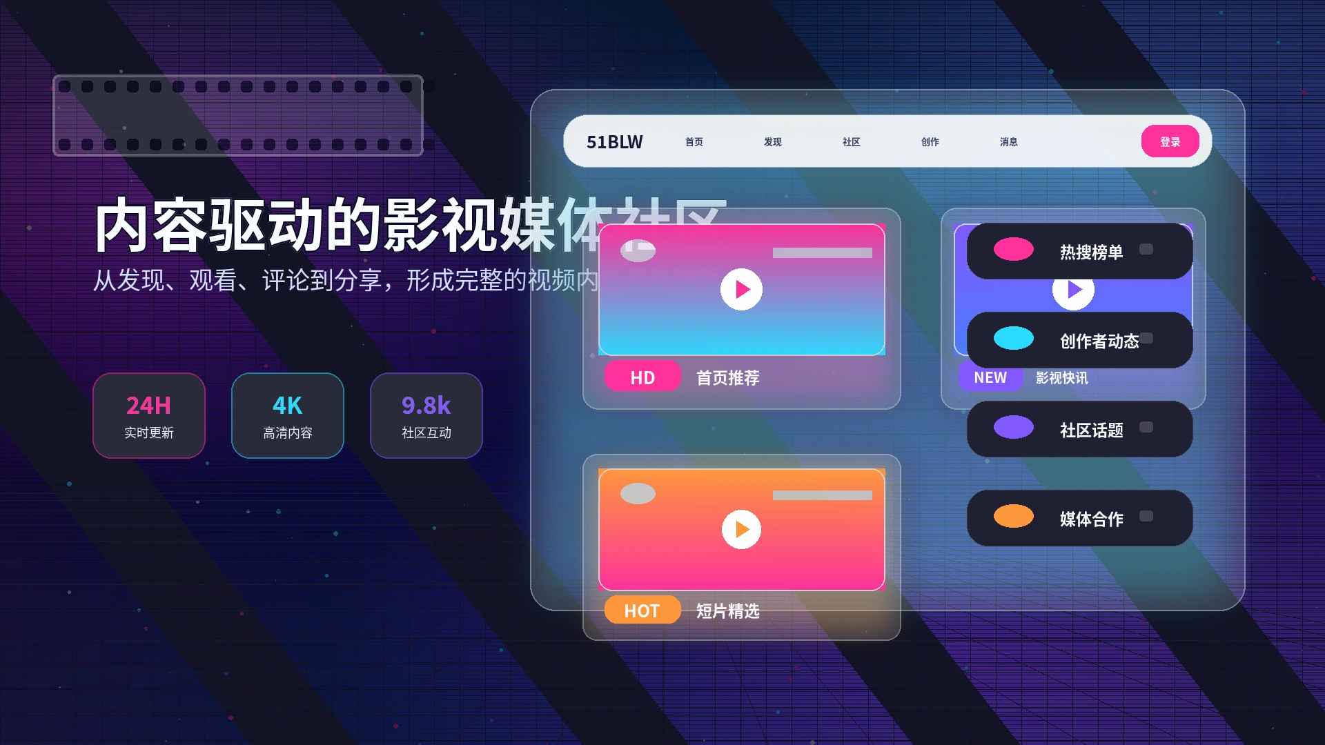 51吃瓜品牌中心与视频社区服务